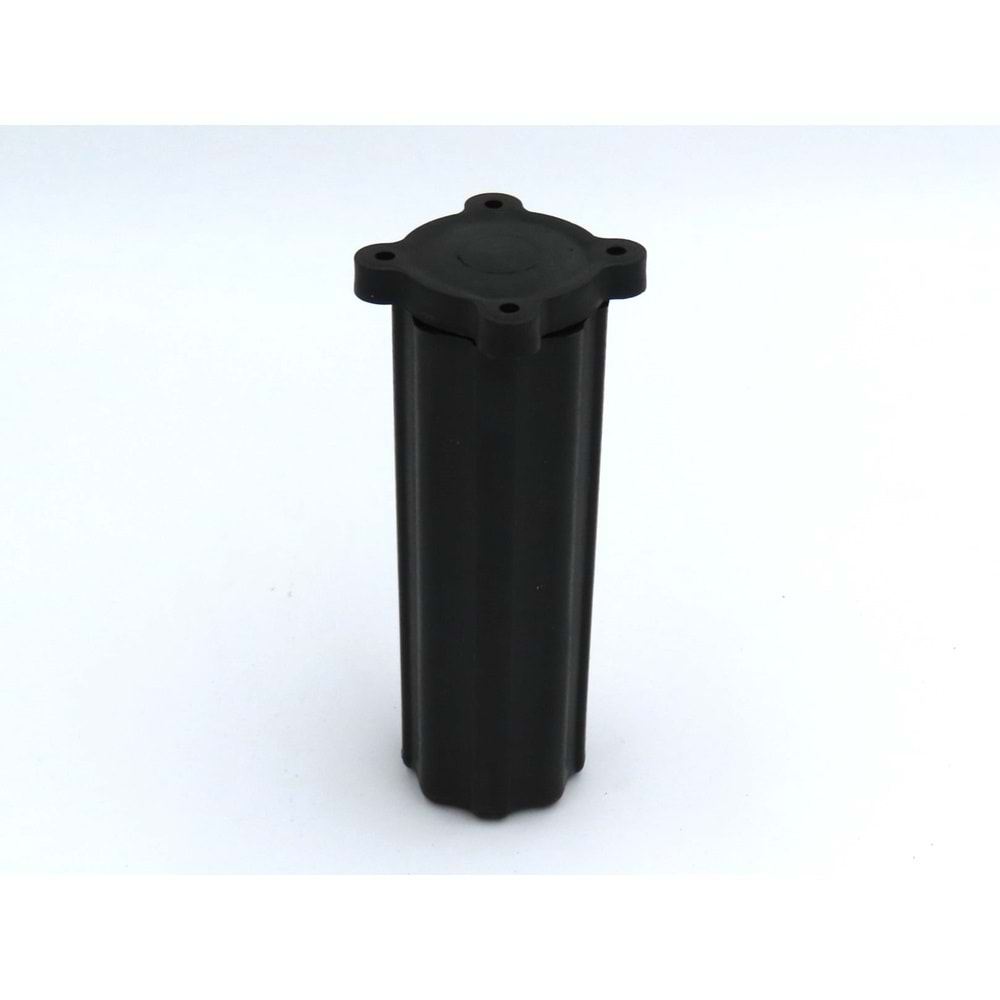 16 cm siyah CİVATASIZ ayarlı ayak