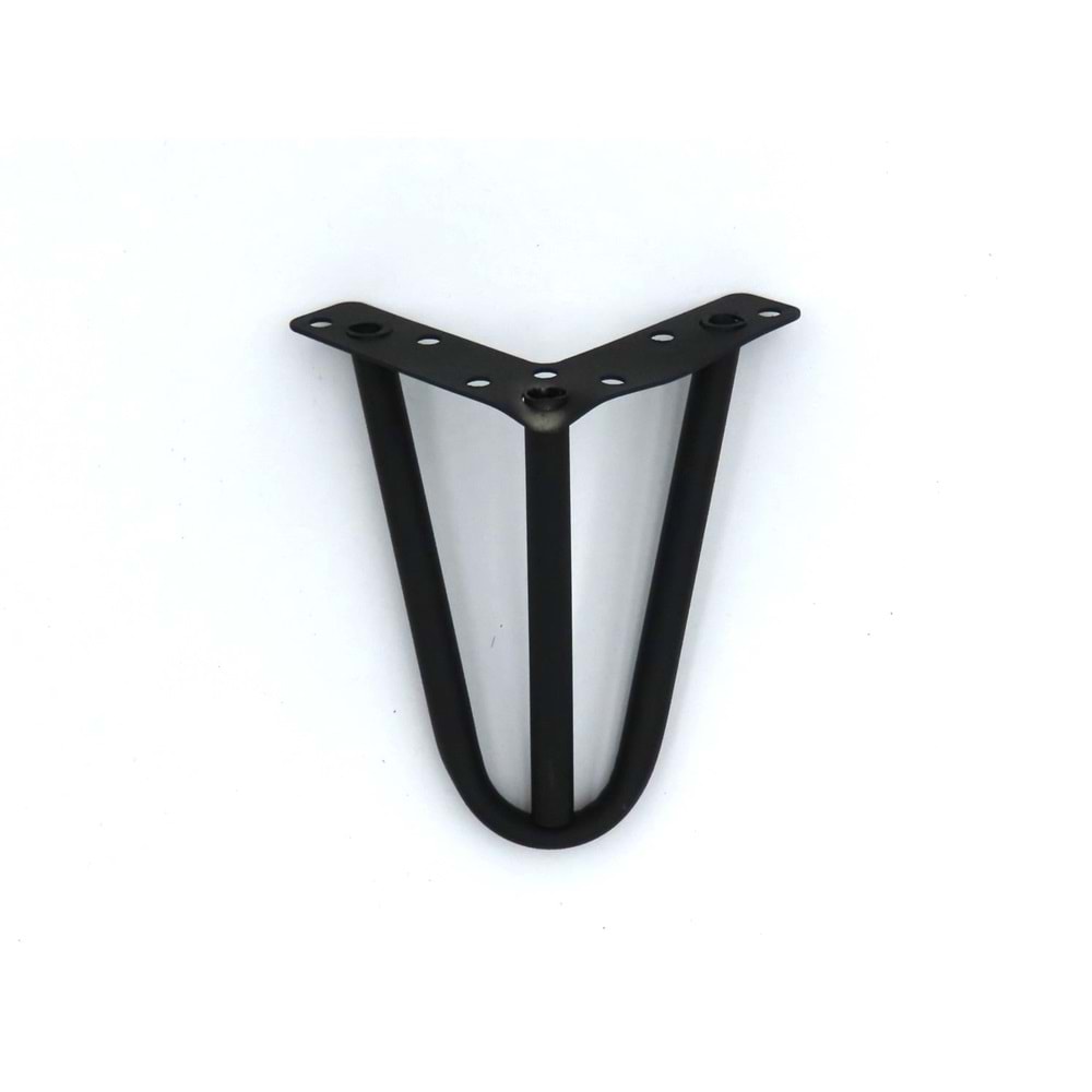 Ekonomik 12 cm SİYAH Demir Ayak