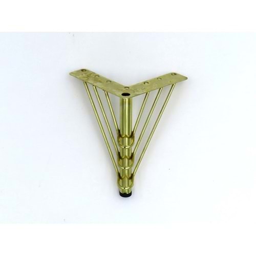 Üç Telli 15 cm Sarı Demir Ayak