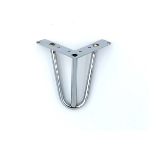 Ekonomik 12 cm Krom Demir Ayak