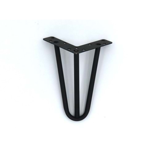 Ekonomik 15 cm Siyah Demir Ayak