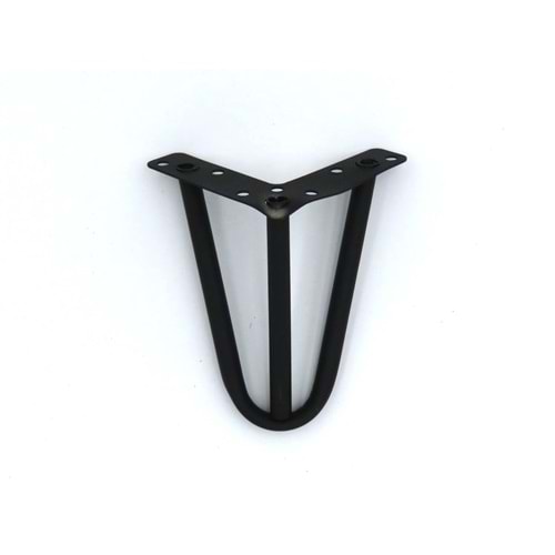 Ekonomik 12 cm SİYAH Demir Ayak