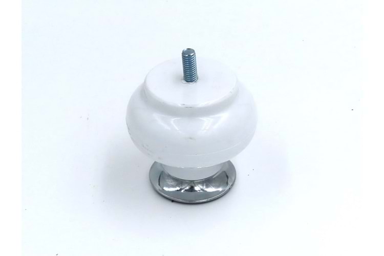 EBRU 8,5 CM BEYAZ KROM AYAK 102-05