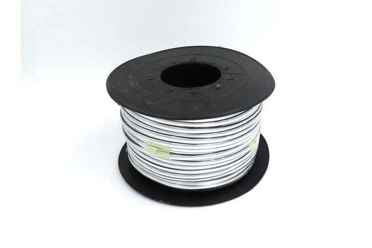 9 mm Oval Gümüş/Nikel Şerit