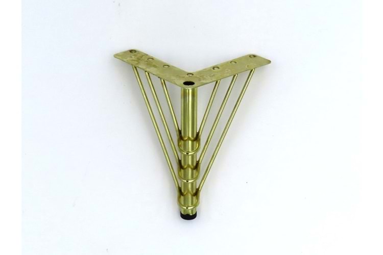 Üç Telli 15 cm Sarı Demir Ayak