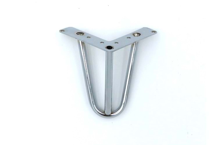 Ekonomik 12 cm Krom Demir Ayak