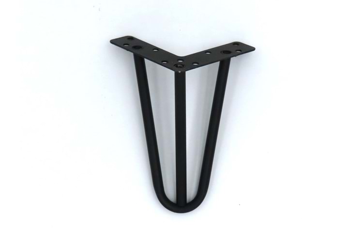 Ekonomik 15 cm Siyah Demir Ayak