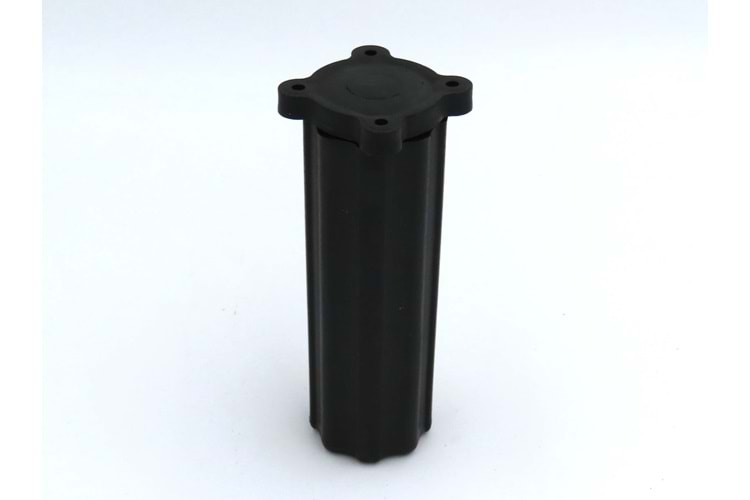 16 cm siyah CİVATASIZ ayarlı ayak