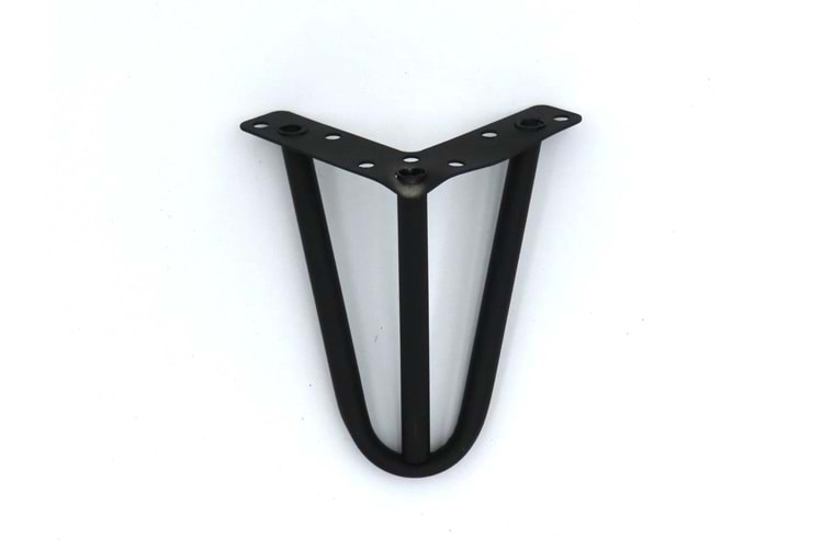 Ekonomik 12 cm SİYAH Demir Ayak