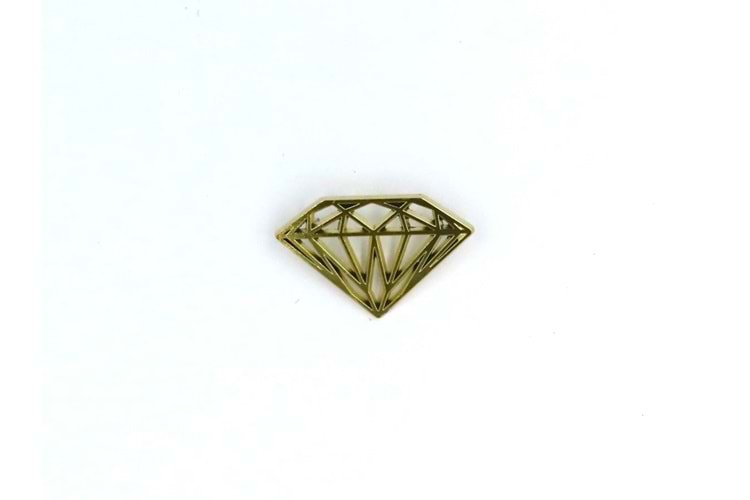 Diamont 10 cm Çivili Klapa Gold