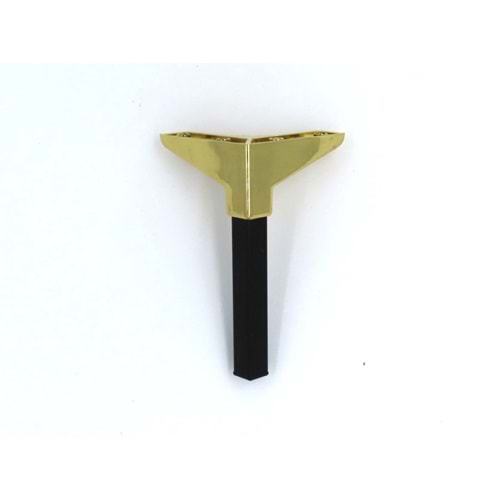 VB 363-522 Mis Lüks Kare 18 cm Pirinç K.Alt Siyah